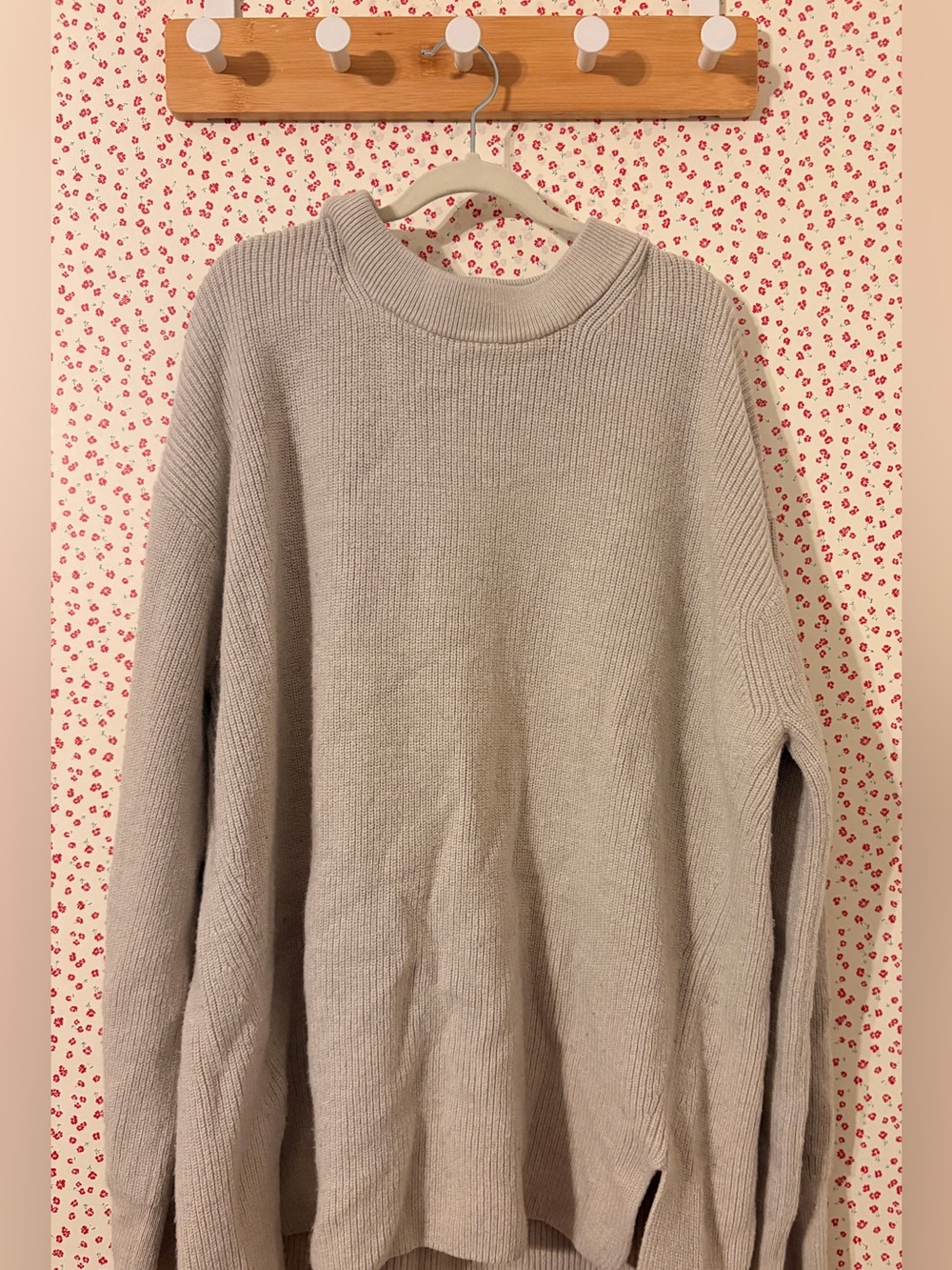 Lululemon-Cozy Women's Crewneck Sweater in Light Taupe